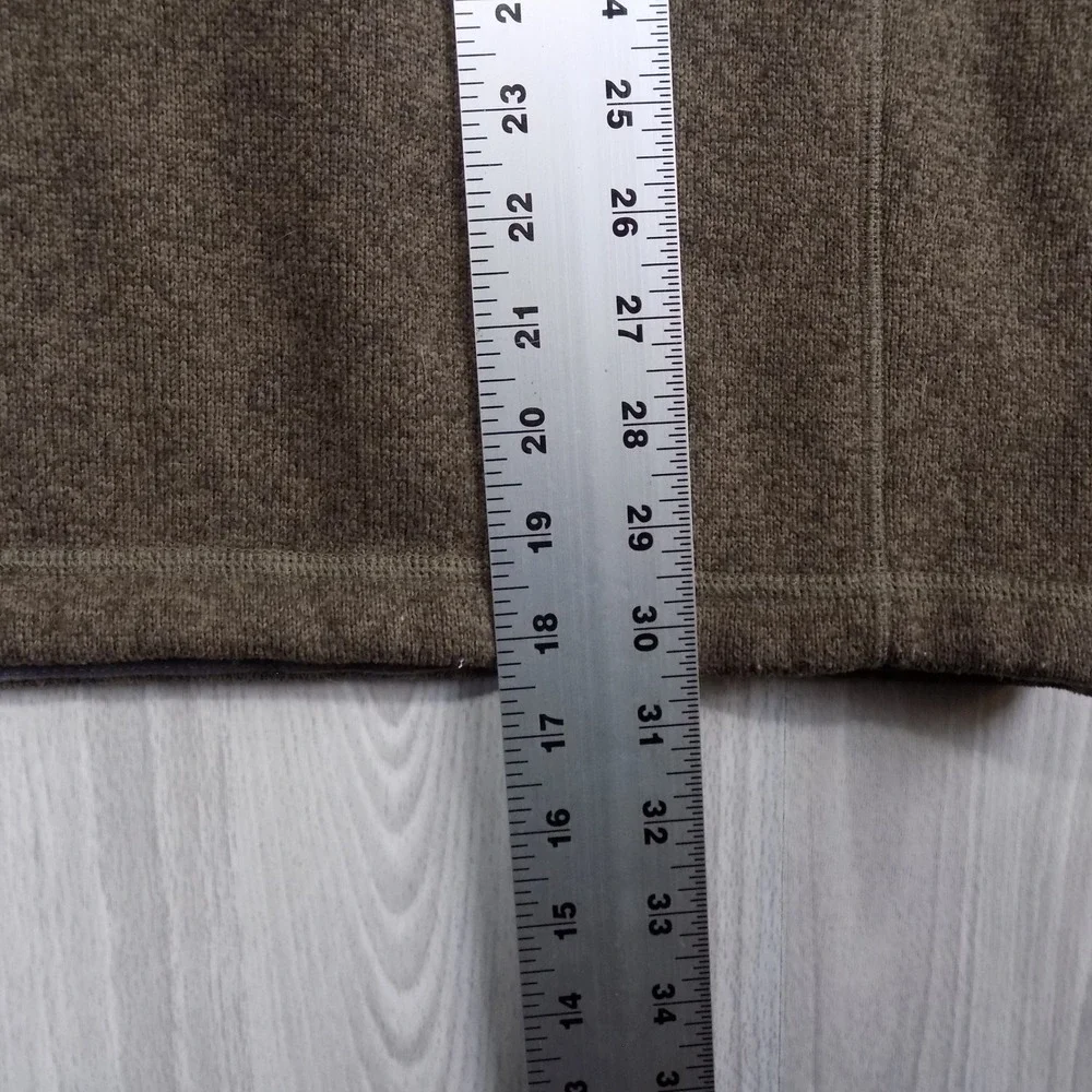 The North Face Mens XXL Gordon Lyons Quarter Zip Fleece Pullover Brown A7TM